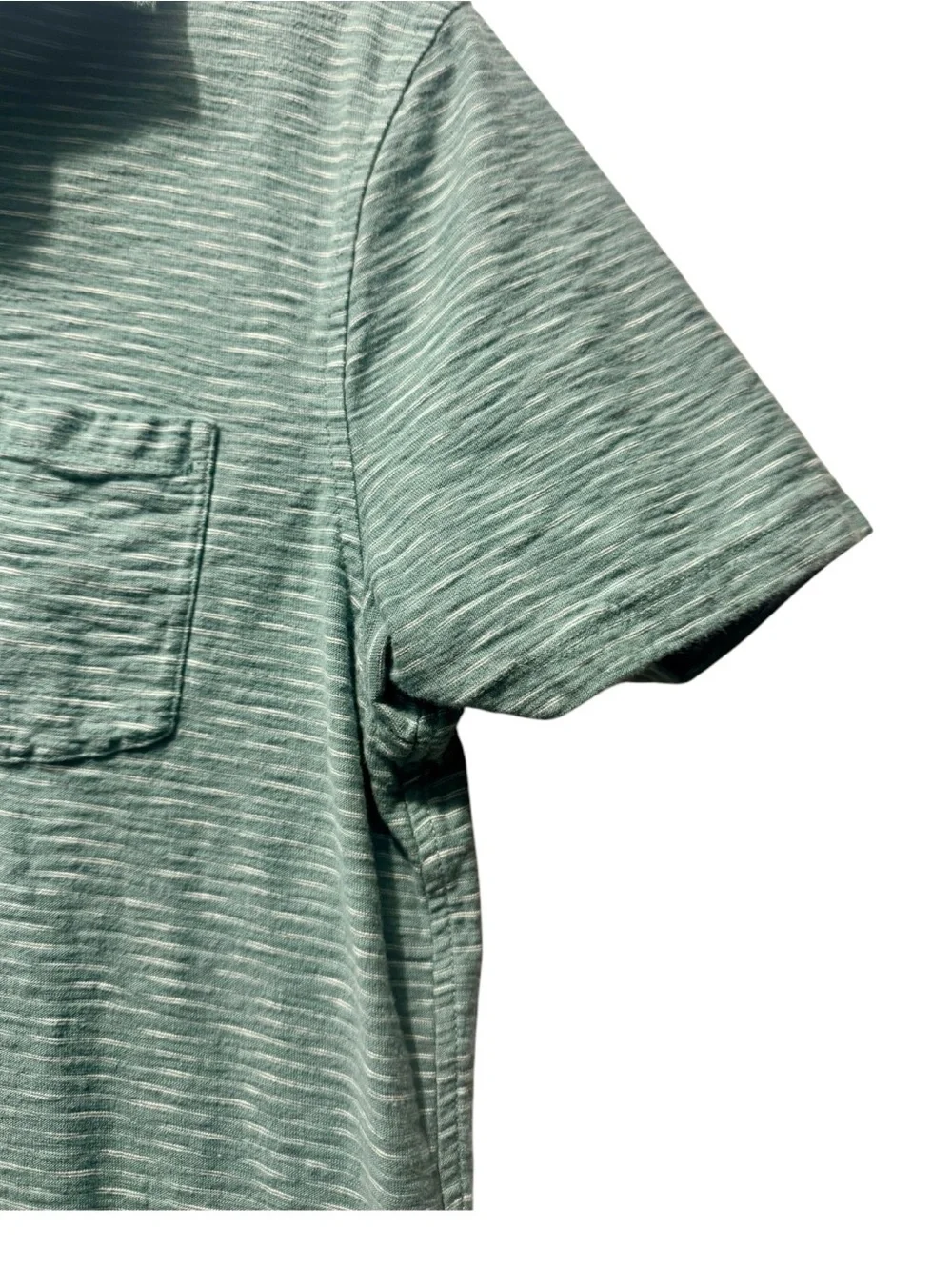 J. Crew Green Heather Polo Shirt